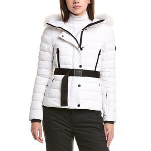 Post Card Womens  Alpaca-Trim Down Jacket
